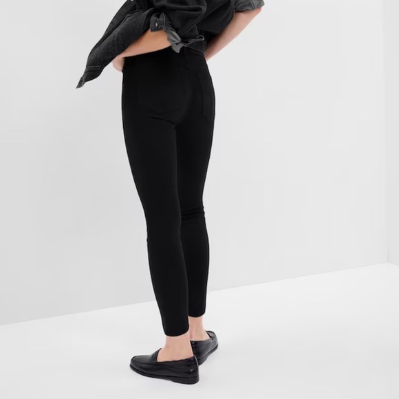 GAP Sky High True Skinny Black 8 / 29 Tall - Picture 1 of 4